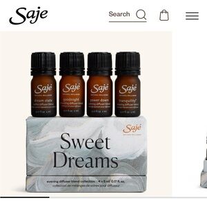 Saje Natural Wellness Sweet Dreams diffuser oil blends